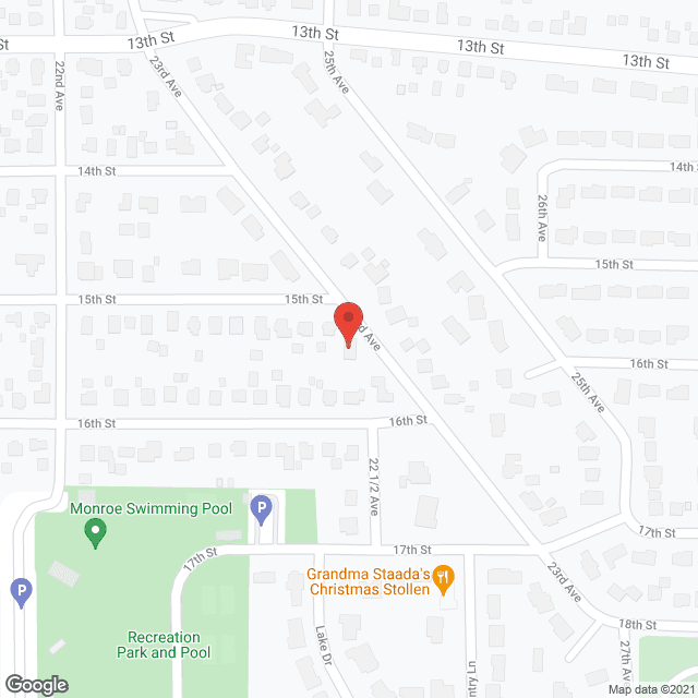 Map of the neighborhood around Bansley Adult Family Home