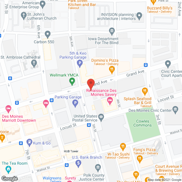Map of the neighborhood around Elsie Mason Manor