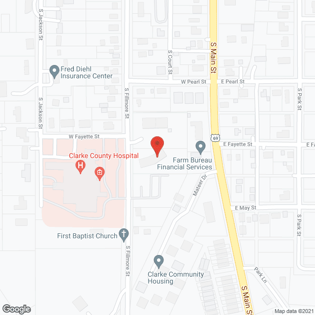 Map of the neighborhood around Casual Living Inc