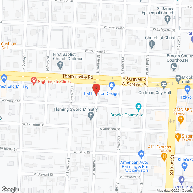 Map of the neighborhood around Who So Ever Will Mission