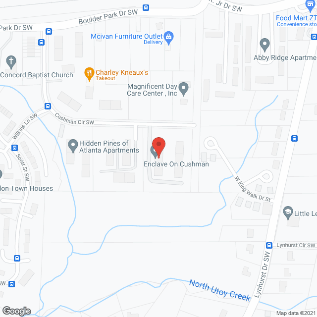 Map of the neighborhood around Community Friendship Inc