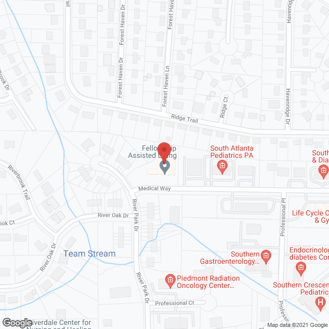 Map of the neighborhood around St.Teresa Manor