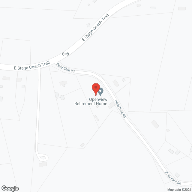Map of the neighborhood around Openview Retirement Home