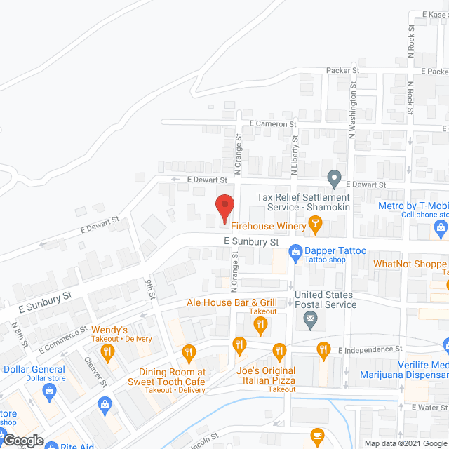 Map of the neighborhood around Maple Leaf Personal Care Home