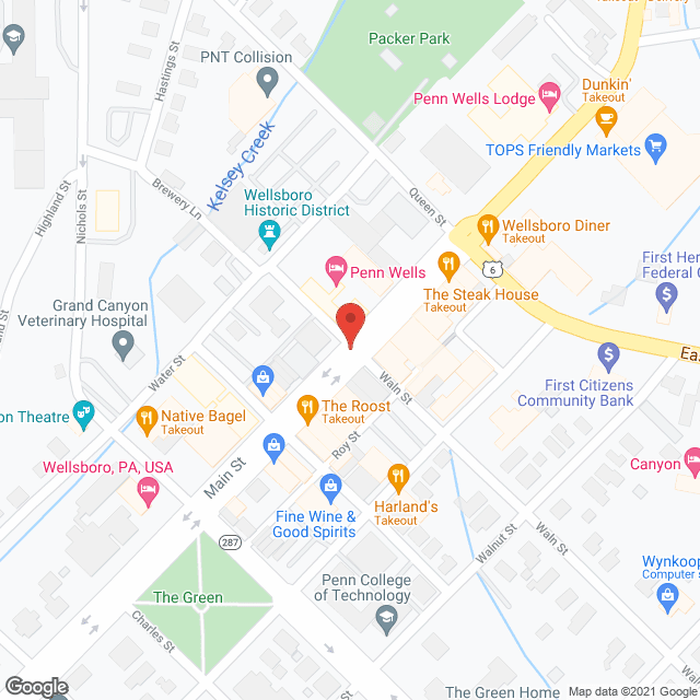Map of the neighborhood around Martin's Guest Home