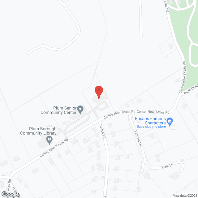 Map of the neighborhood around Plum Creek Acres