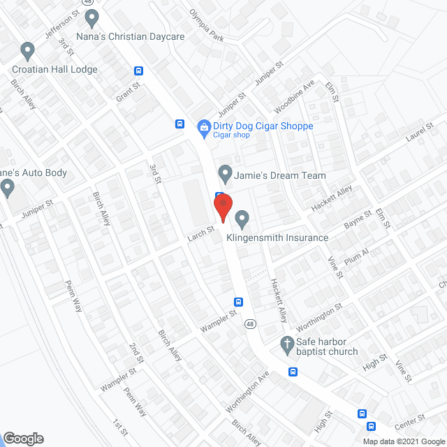 Map of the neighborhood around Versailles Apartments