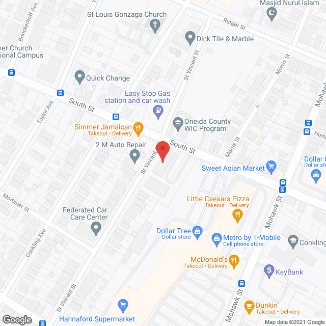 Map of the neighborhood around Steinhorst Square