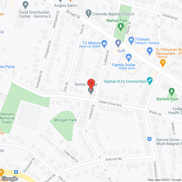 Map of the neighborhood around Sunny Lodge Inc
