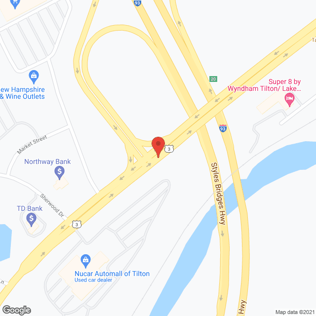 Map of the neighborhood around Leblanc/Partridge Shared Home