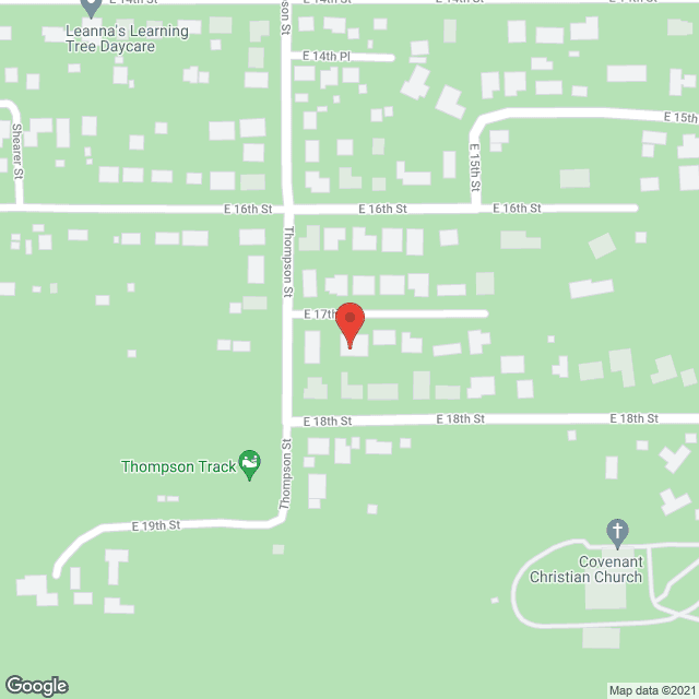 Map of the neighborhood around Elsie Cone AFH