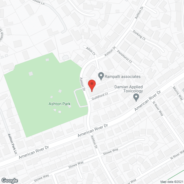 Map of the neighborhood around Wilhaggin Estate