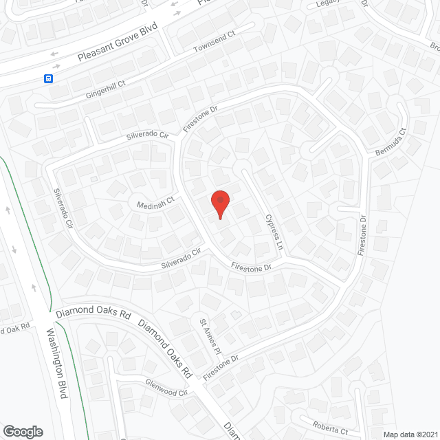 Map of the neighborhood around Diamond Oaks Home