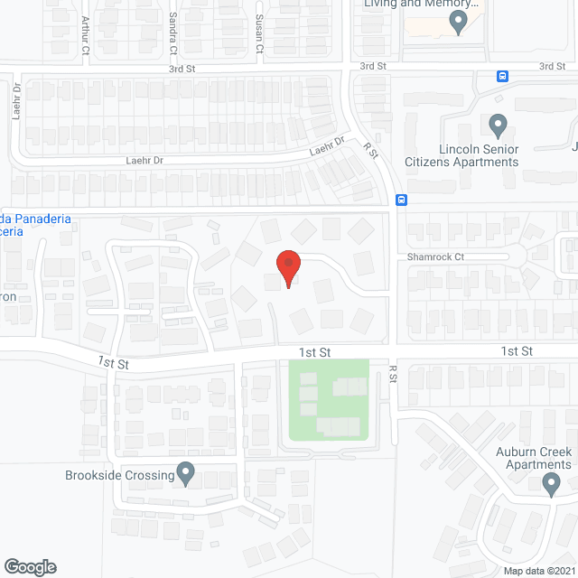 Map of the neighborhood around Golden Village