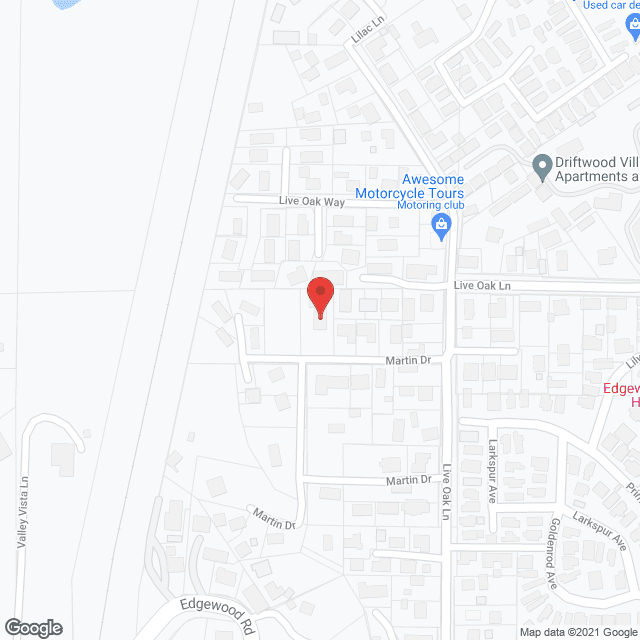 Map of the neighborhood around Edgewood Guest Home
