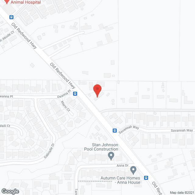 Map of the neighborhood around Oak Tree Lodge