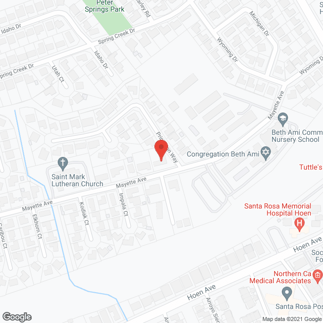 Map of the neighborhood around Community Living Options Inc