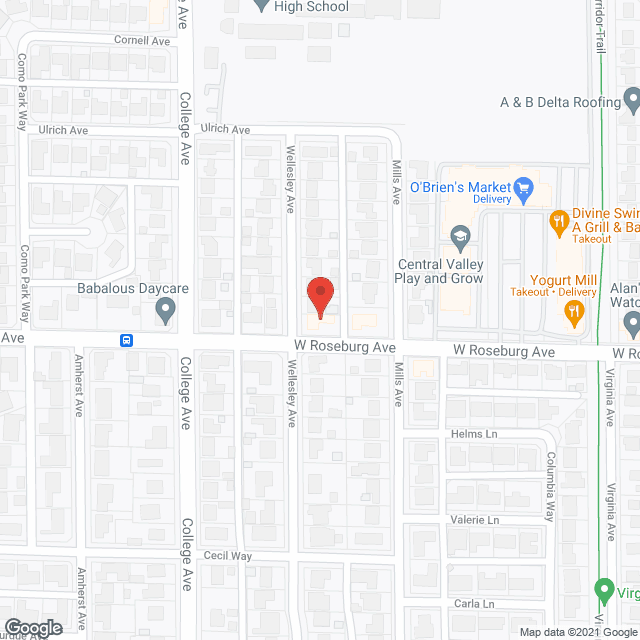 Map of the neighborhood around Golden Years Home