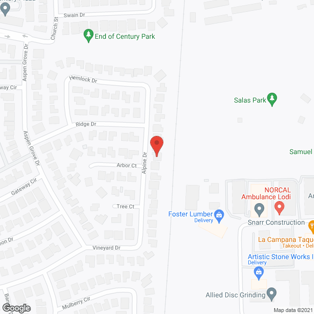 Map of the neighborhood around Gabriel Care Home