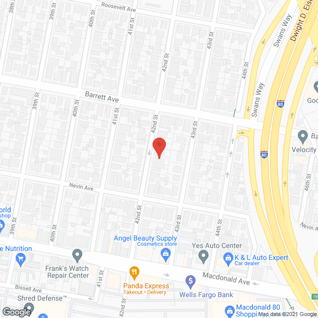 Map of the neighborhood around M J Manor