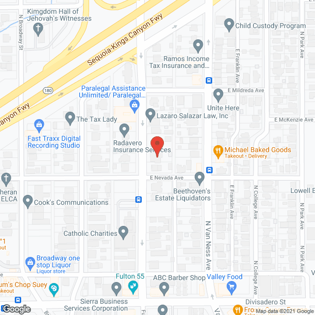 Map of the neighborhood around Home Sweet Home