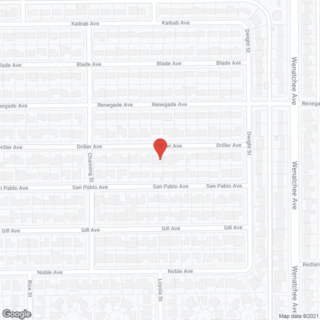 Map of the neighborhood around Young At Heart Home