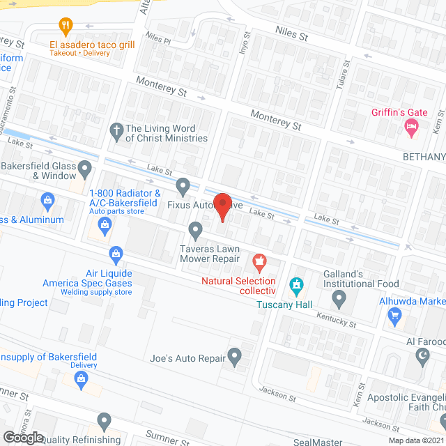 Map of the neighborhood around Lakeside Board and Car