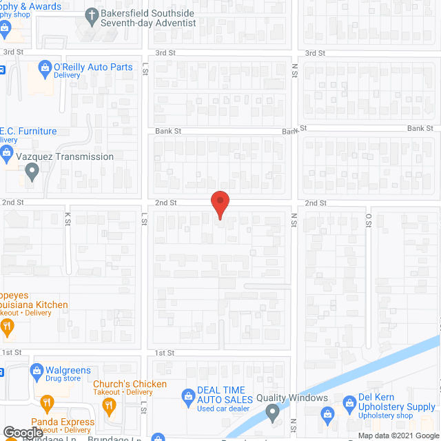 Map of the neighborhood around Helen's City Homes