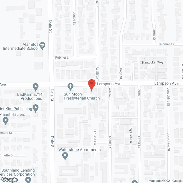 Map of the neighborhood around White Gables Lodge