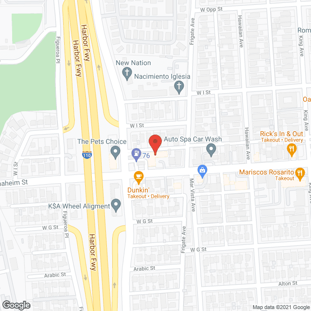 Map of the neighborhood around Garden of Wilmington Guest Hm