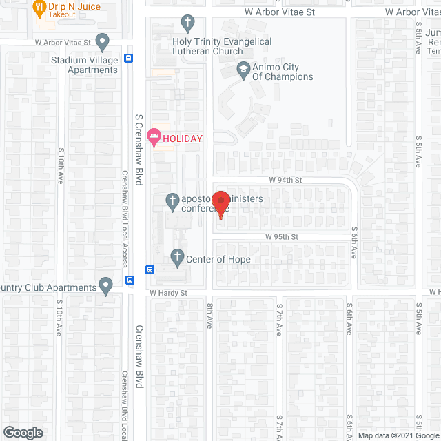 Map of the neighborhood around Beacon Light Guest Home