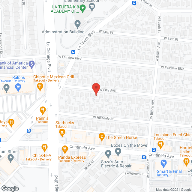 Map of the neighborhood around Lemoli Manor