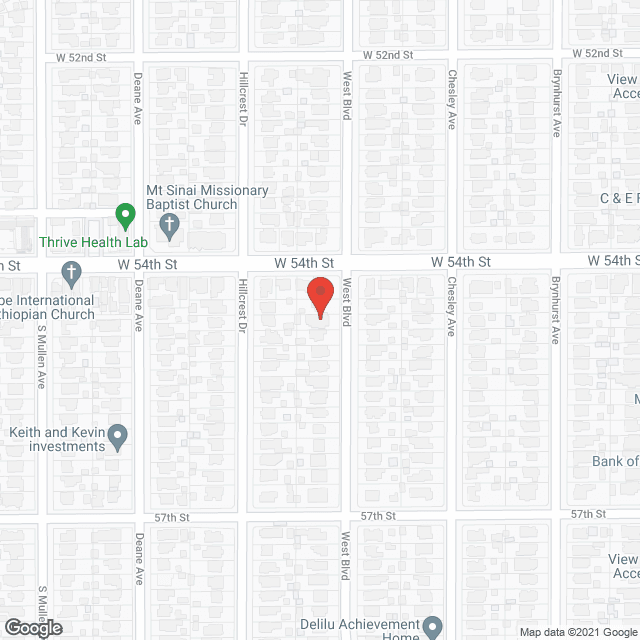 Map of the neighborhood around Charles Manor