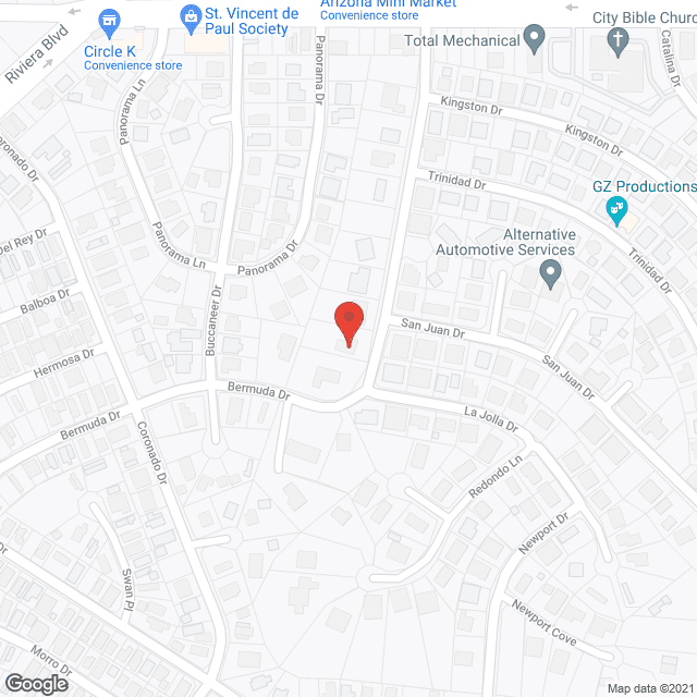 Map of the neighborhood around Angel's Touch Care Home