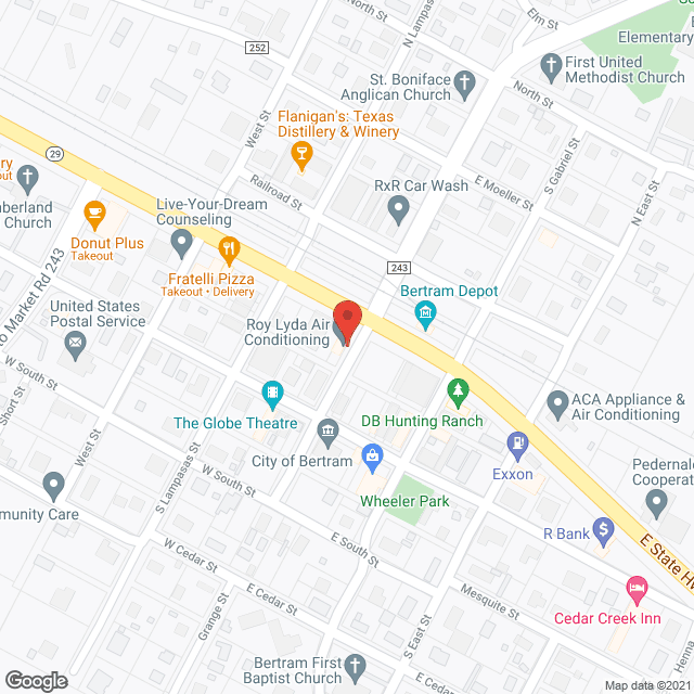 Map of the neighborhood around Woodview Community Residence