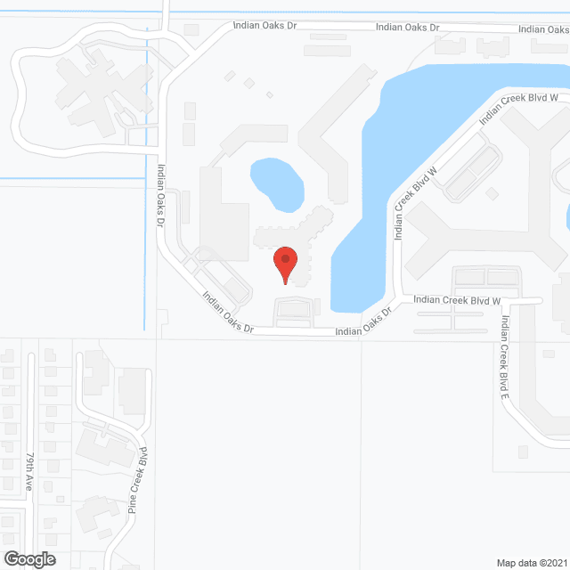 Map of the neighborhood around Indian River Estates East