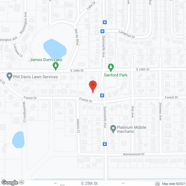 Map of the neighborhood around Alleyne Assisted Living Fclty