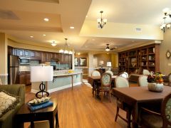 The Heritage of Overland Park communal kitchen