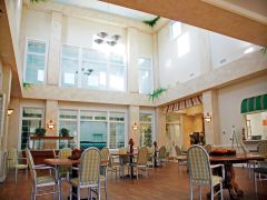 Runk and Pratt at Smith Moutain Lake indoor common area