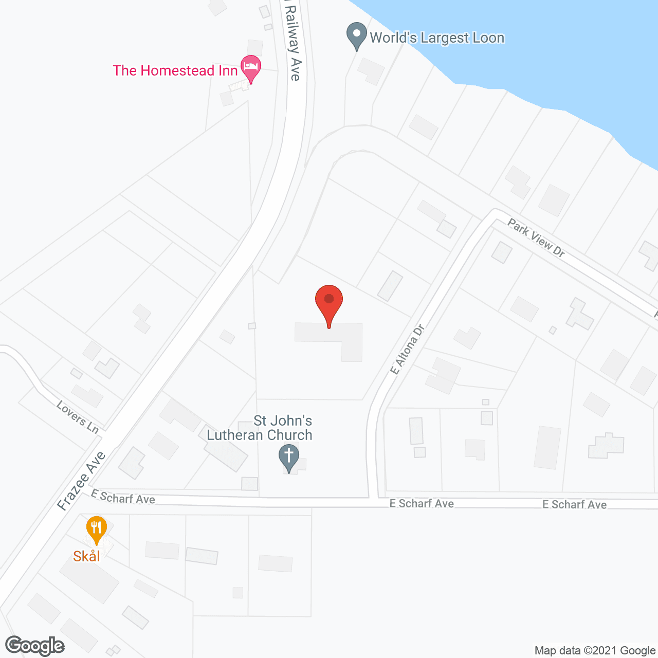 Map of the neighborhood around Vergas Assisted Living