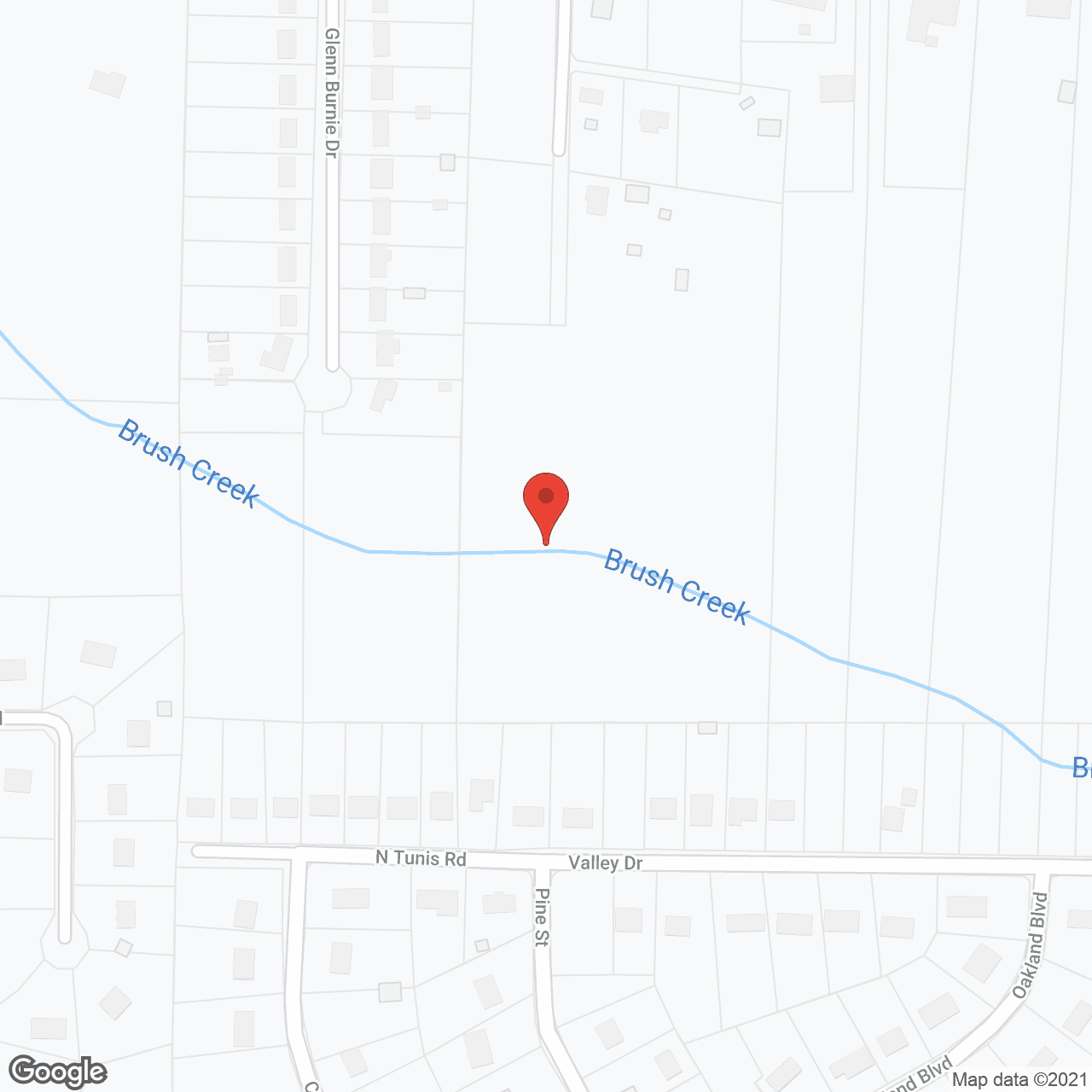 Map of the neighborhood around Oaks at Eagles Landing