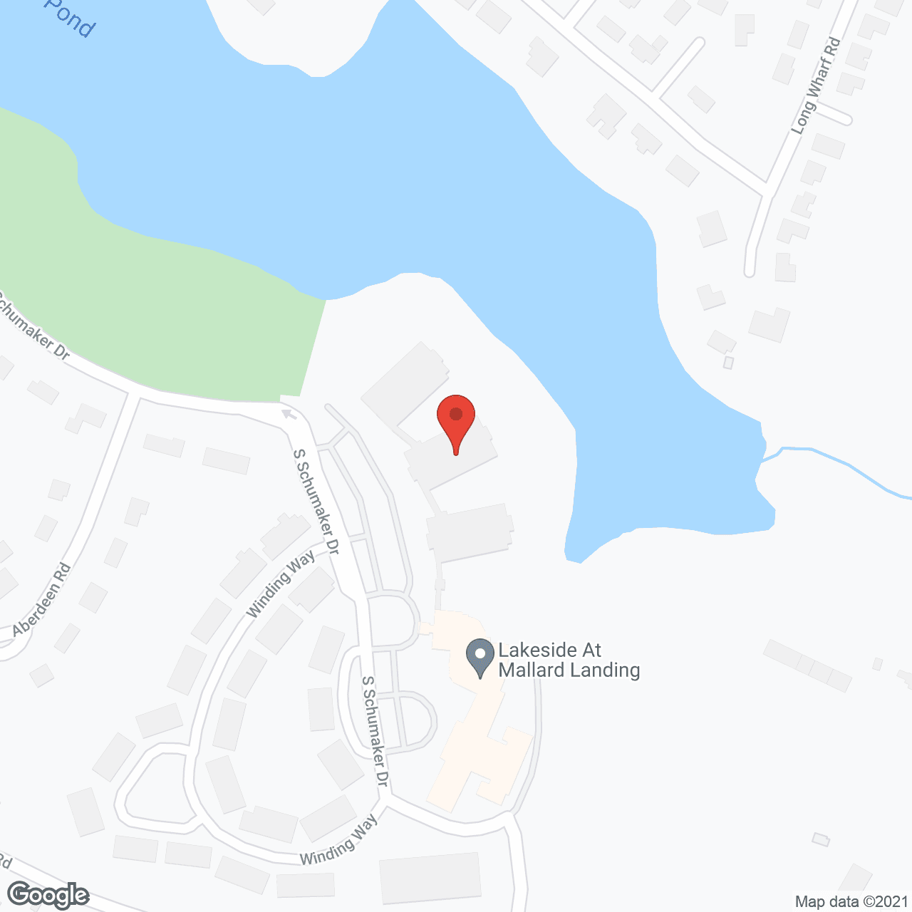 Map of the neighborhood around Mallard Landing Independent Living Rentals