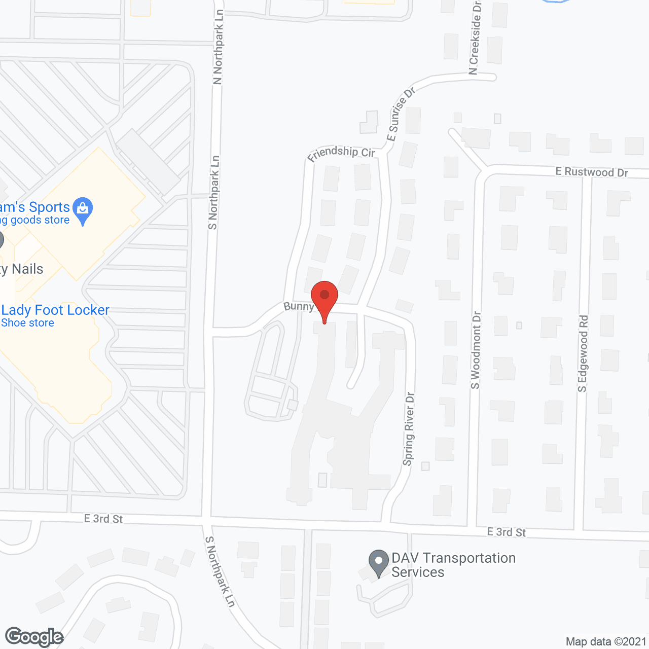 Map of the neighborhood around Spring River Christian Village