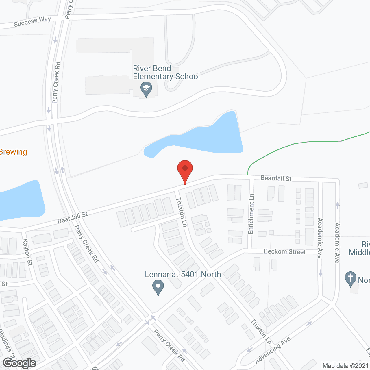 Map of the neighborhood around One Choice Family Care Home Inc