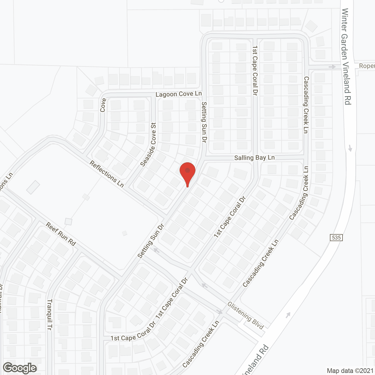 Map of the neighborhood around The Blake at Hamlin