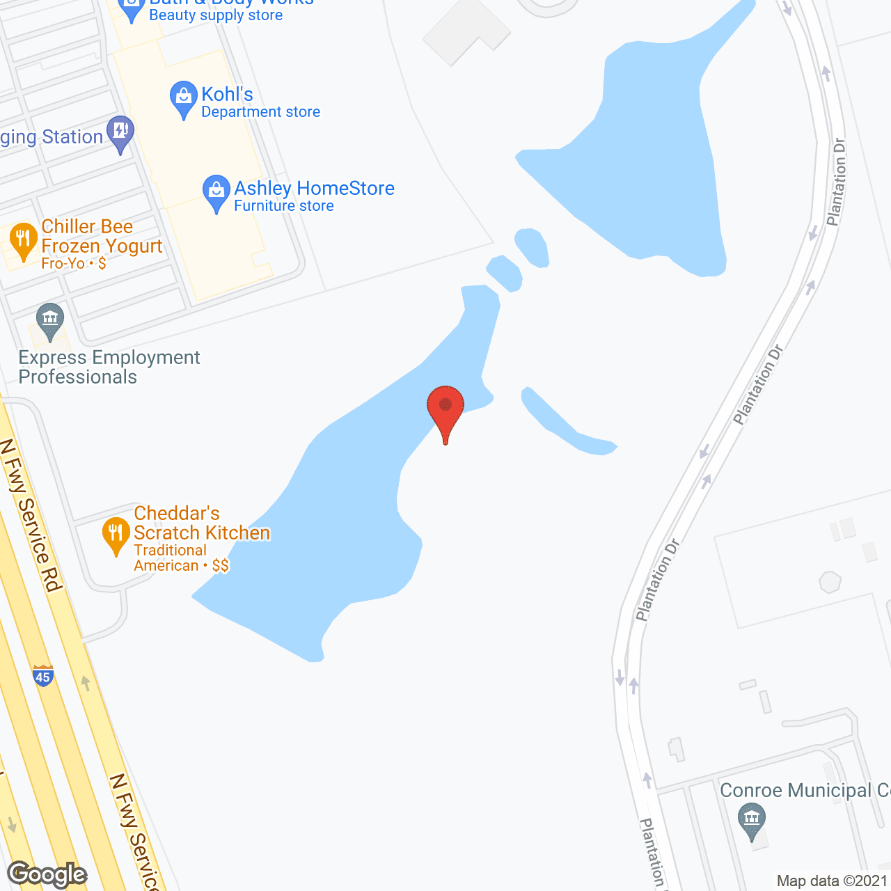 Map of the neighborhood around Worthington Manor
