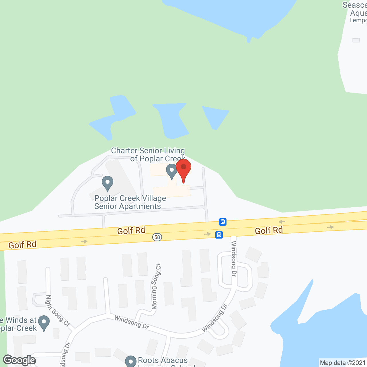 Map of the neighborhood around Eden Vista Hoffman Estates
