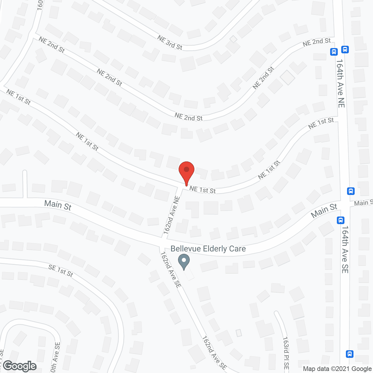 Map of the neighborhood around Lake Hills Love and Care AFH