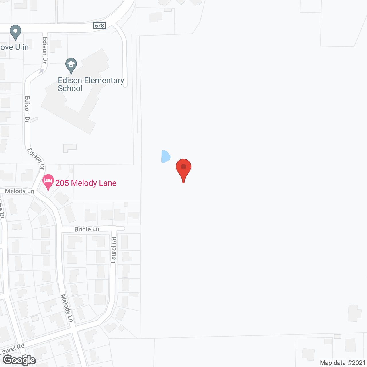 Map of the neighborhood around Wesley House of Gainseville