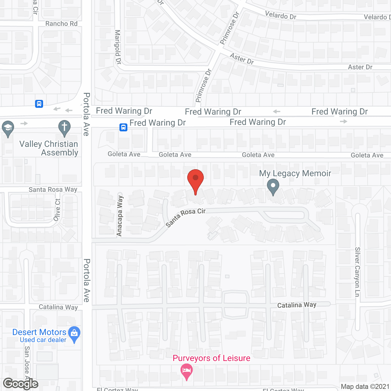 Map of the neighborhood around Revel Palm Desert